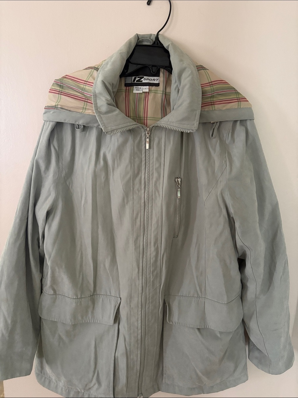 Women's Light Sage Trench Coat